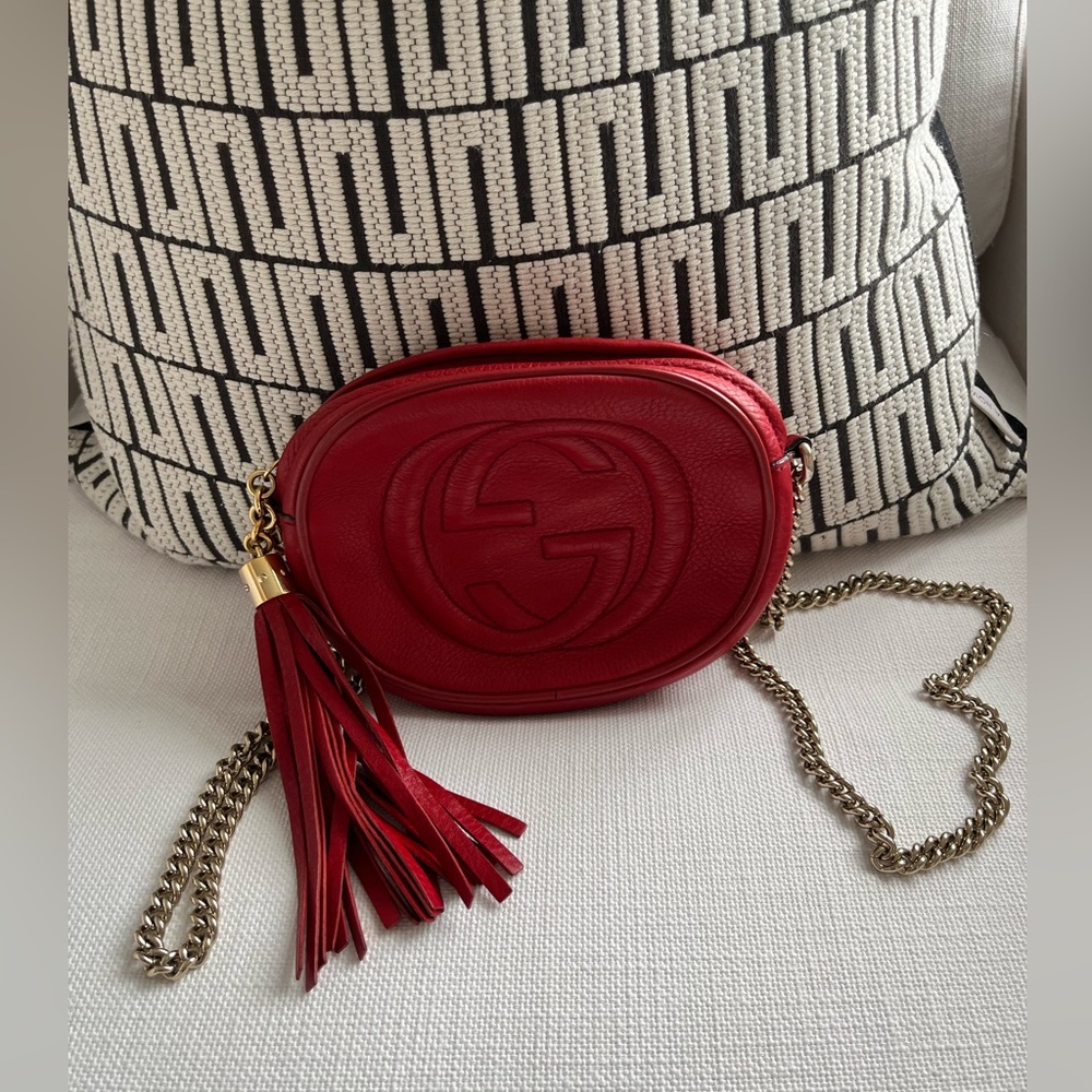 Gucci Soho Bag Cherry Red